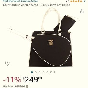 Beautiful classy tennis bag